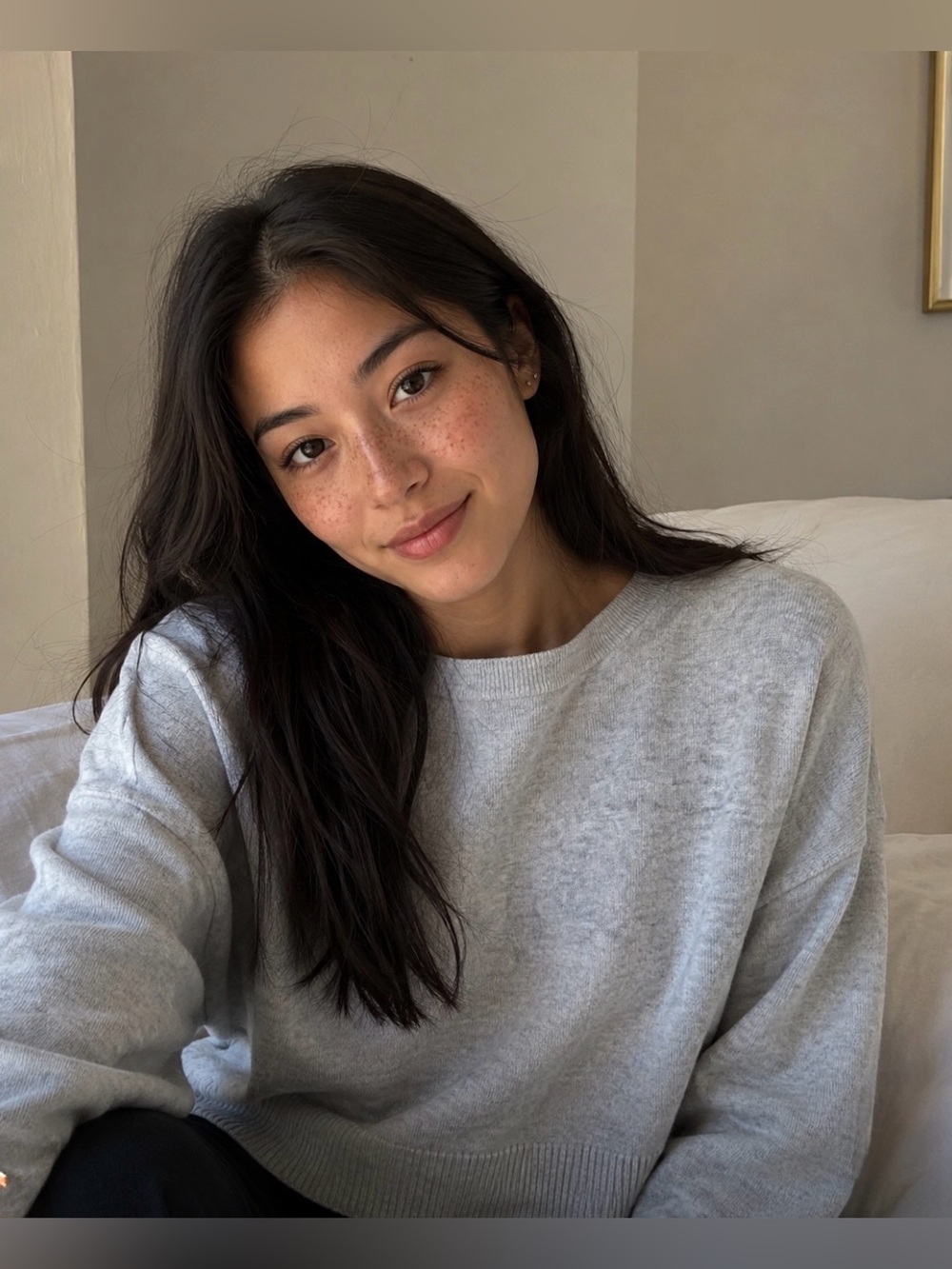 H&M Light Gray Knit Top